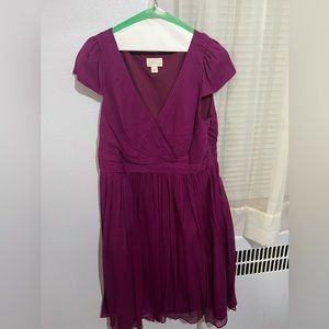 JCrew Mirabelle Dress in Silk Chiffon.